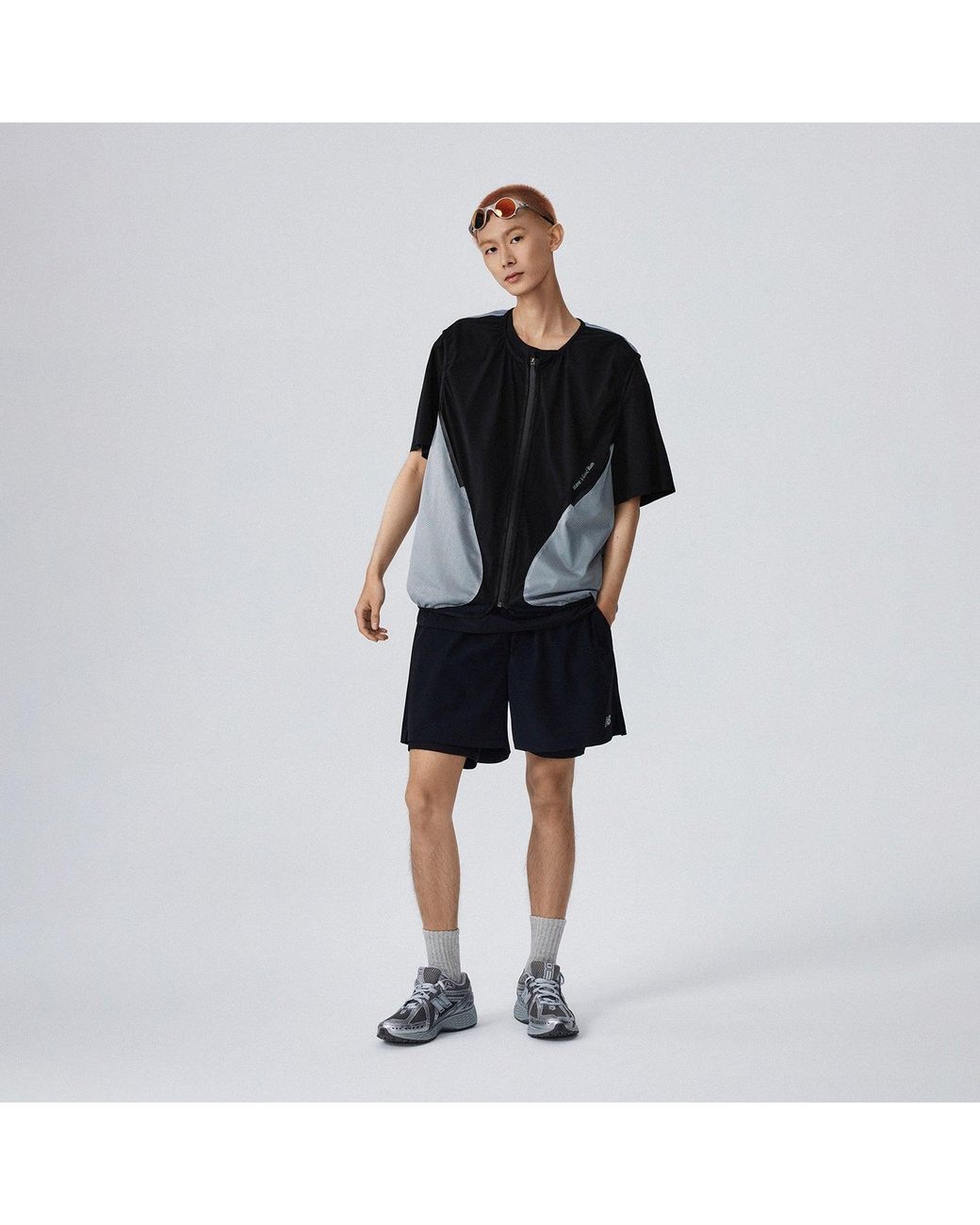 New Balance Blue Vest With Mesh Pocket