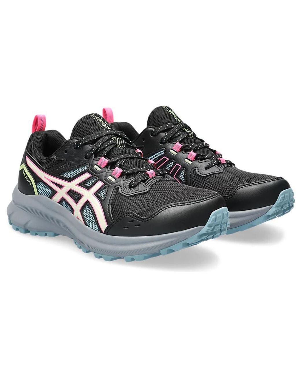 Asics Black Trail Scout 3 Running Shoes