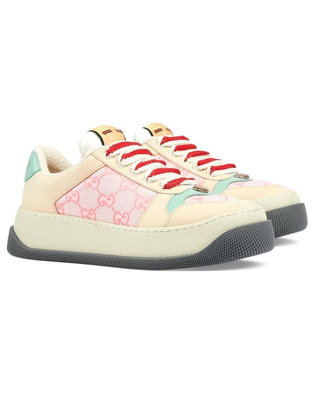 Gucci Pink (Wmns) Screener Sneaker 'Gg Monogram'