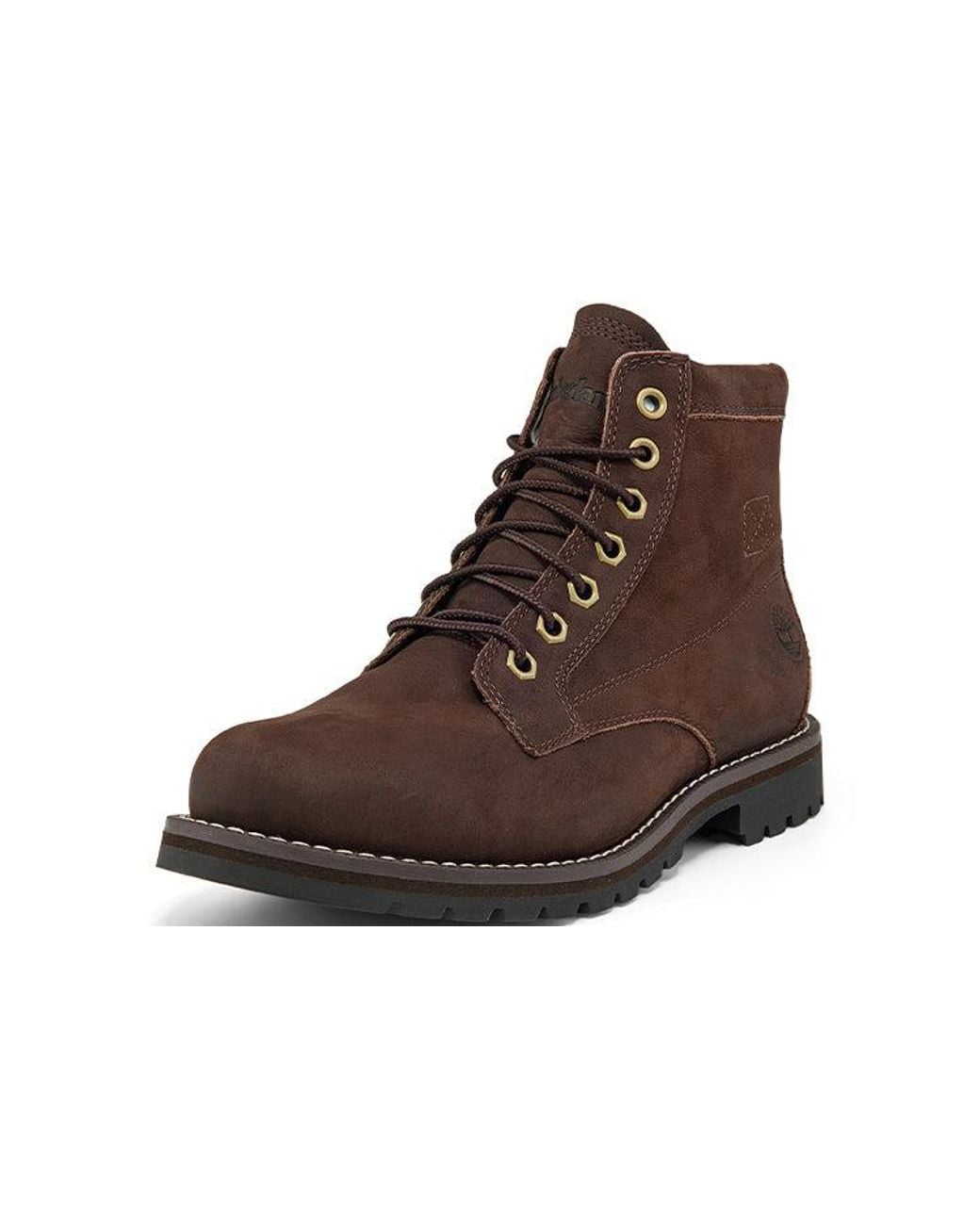 Timberland Brown Redwood Falls Wide Fit Waterproof Boots 'Dark Full Grain' for men