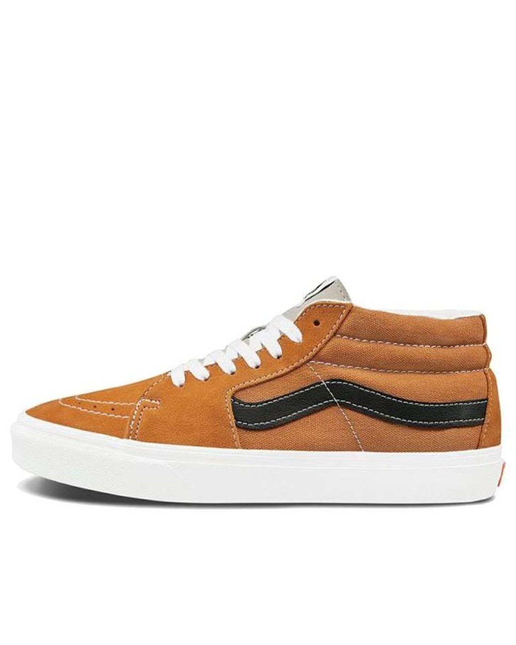 Vans Brown Retro Sport Sk8-Mid Shoes for men
