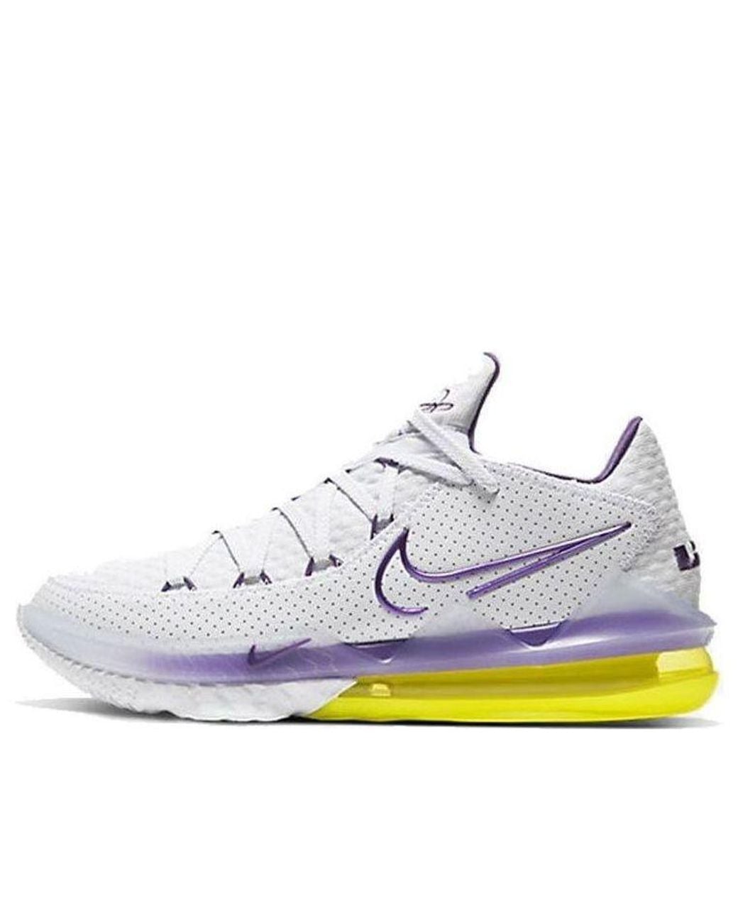 Nike Blue Lebron 17 Low Ep 'Lakers' for men