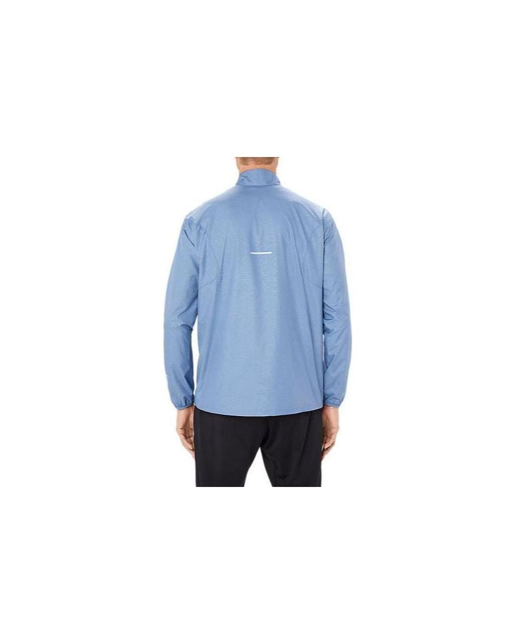 Asics Blue Lite Show Running Jacket 'Denim' for men