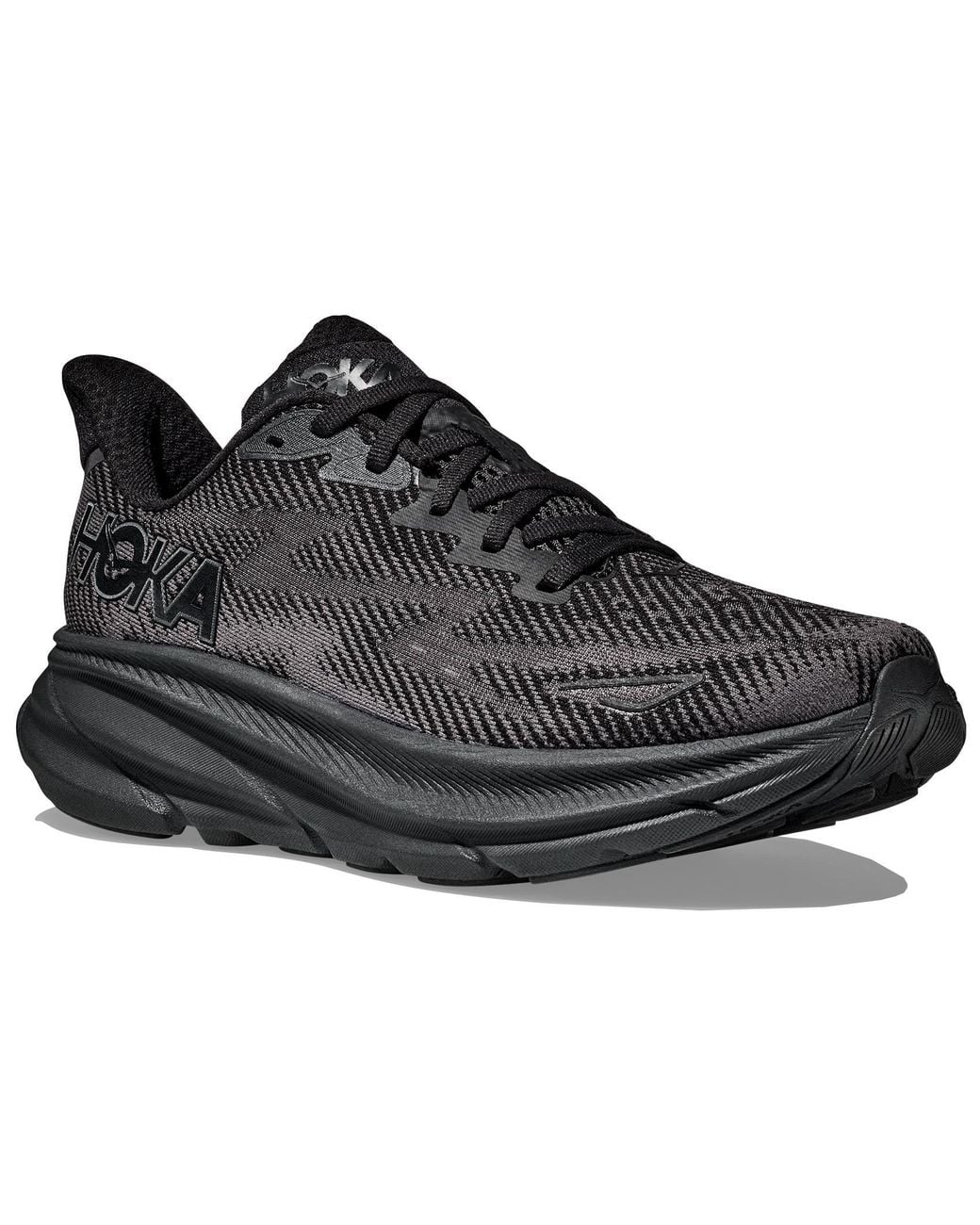 Hoka One One Black (Wmns) Clifton 9 Wide 1132211-Bblc