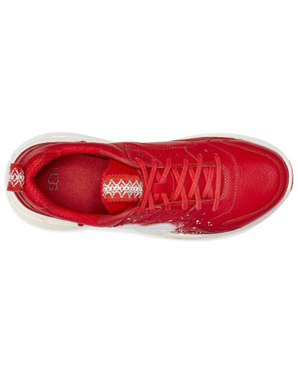 Ugg Red Ca805 X Valentine Cowhide Low Tops Sports Shoe Limited for men
