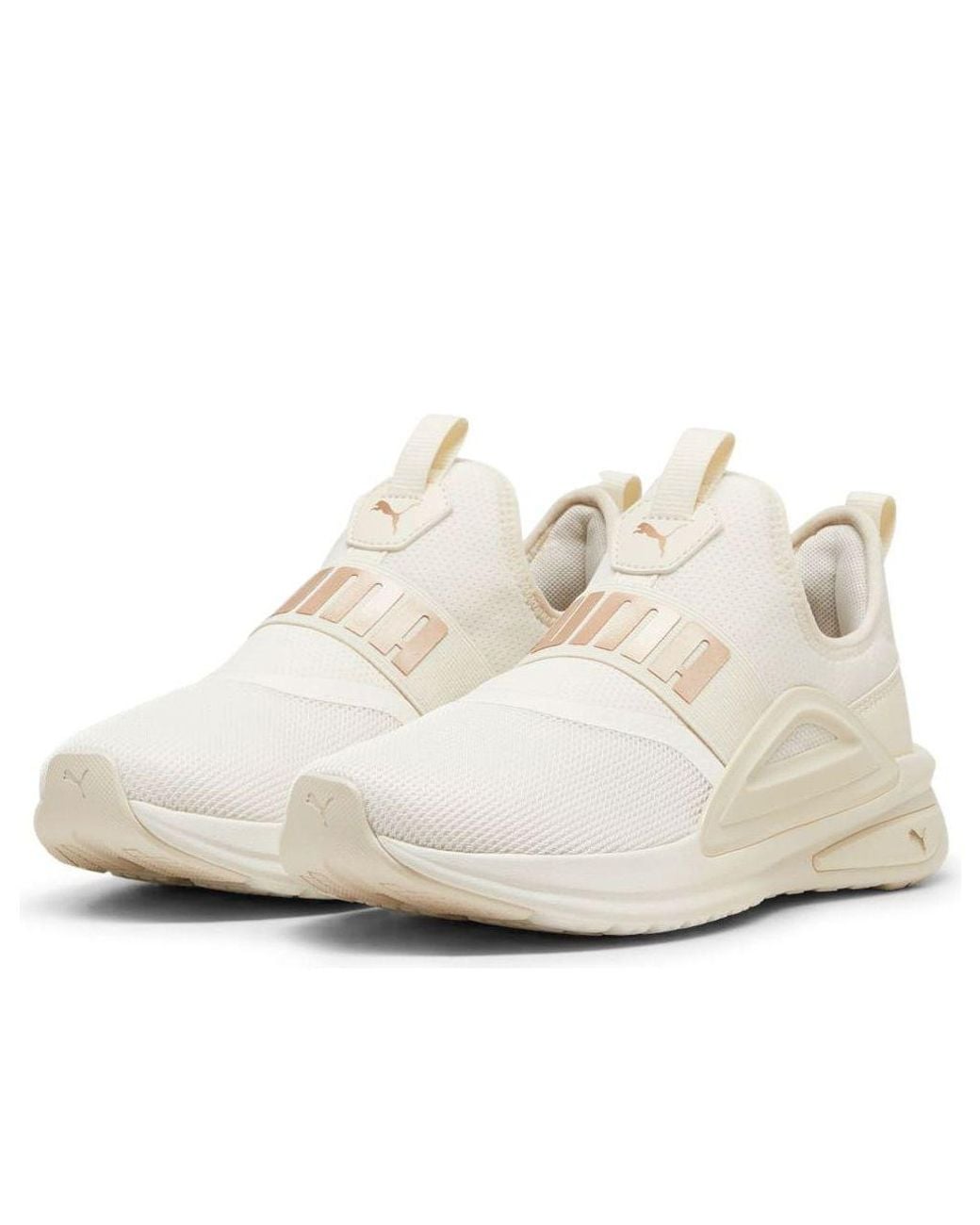 PUMA White Softride Enzo Evo Slip-On 'Alpine Snow' for men