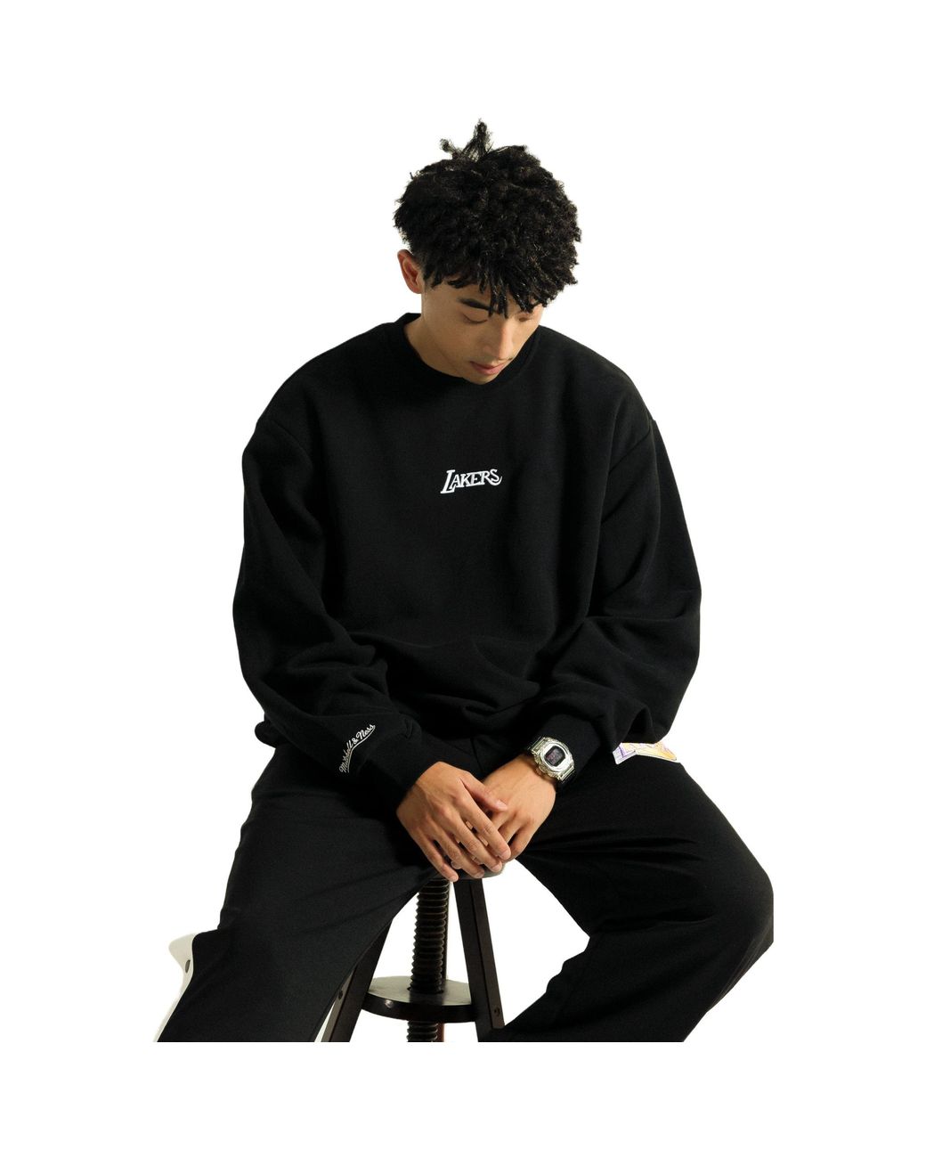 Mitchell & Ness Blue X Nba La Lakers Sweatshirt for men