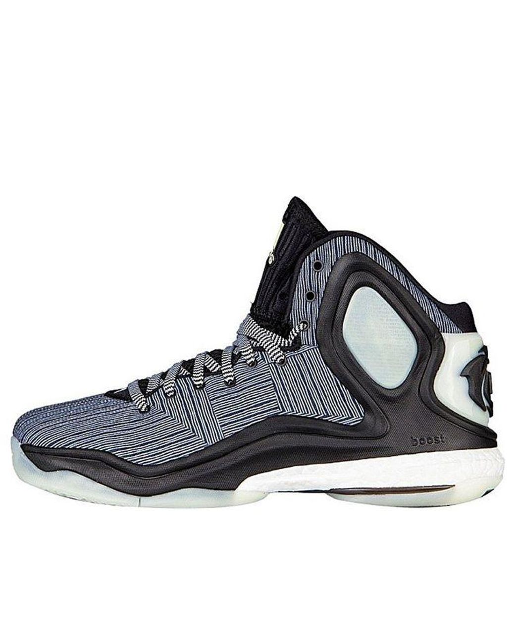 Adidas Black D Rose 5 Boost for men