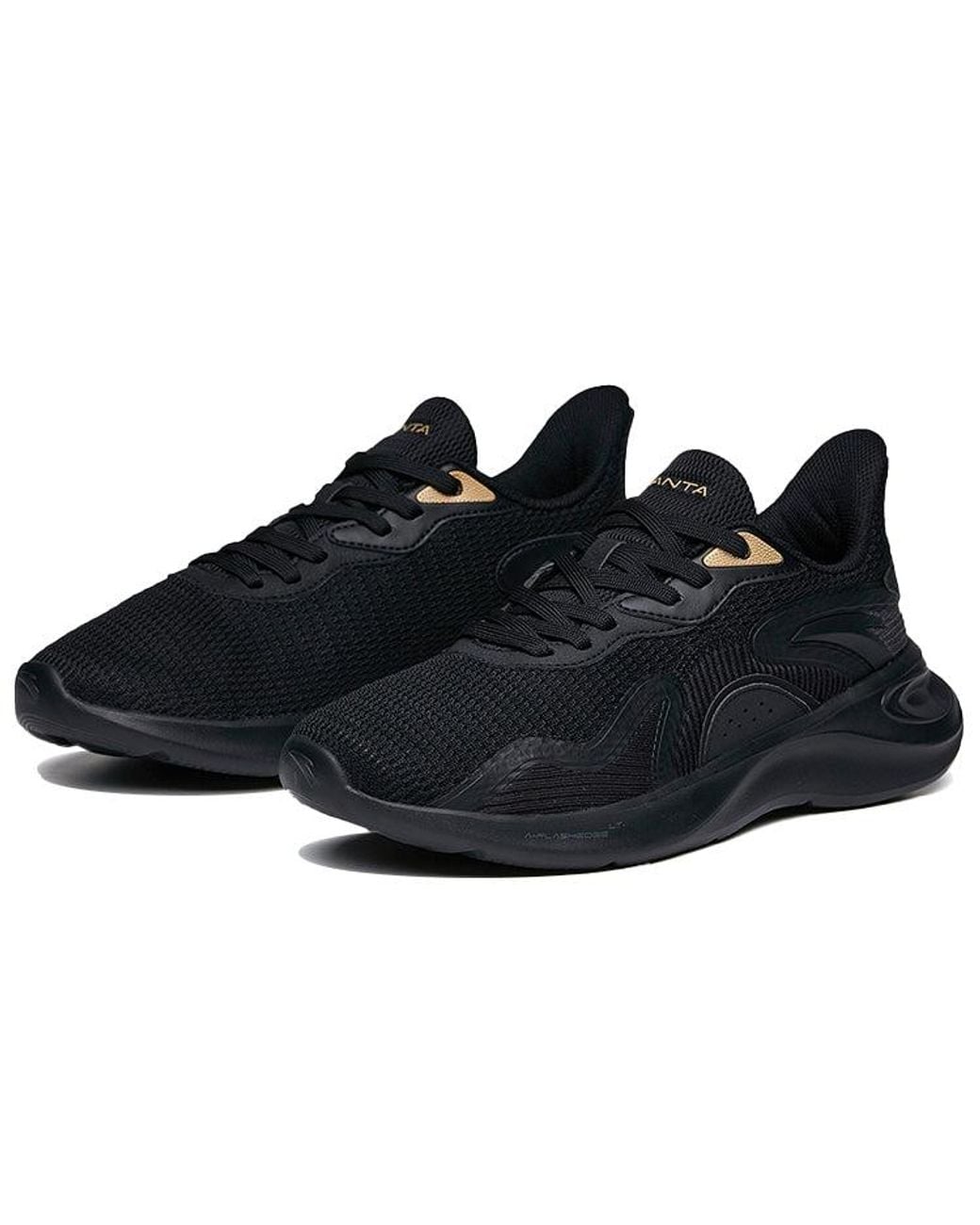Anta Black Running Series Sneakers' Mesh' for men