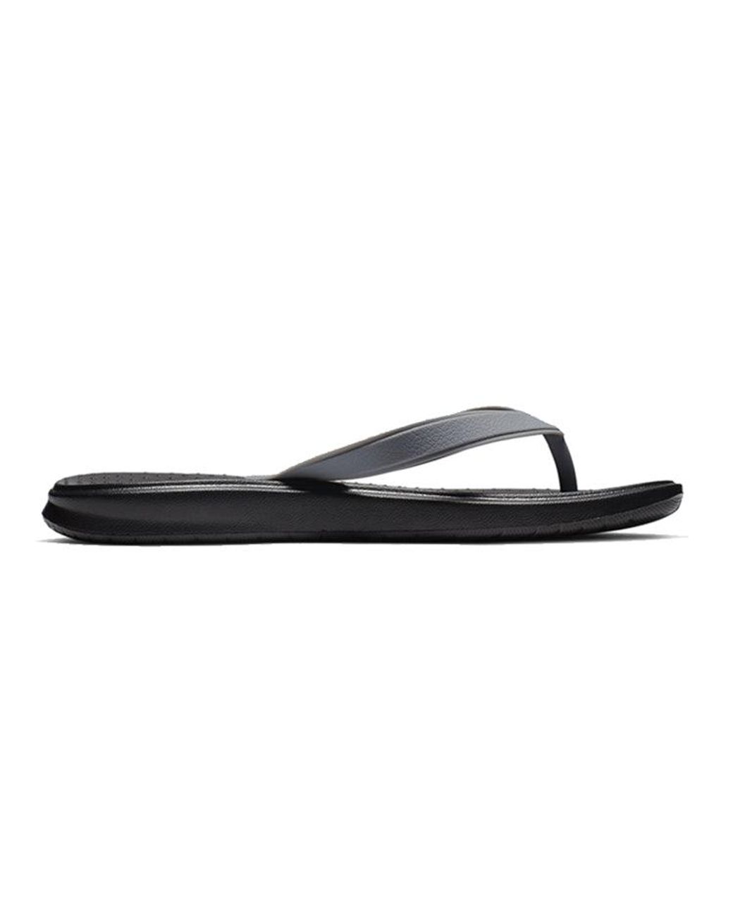 Nike Black Solay Thong for men