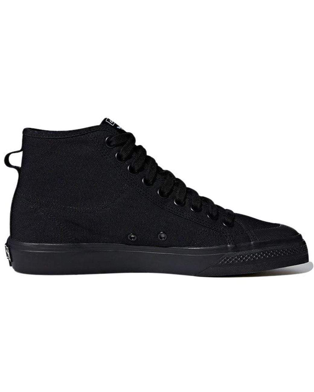 Adidas Black Nizza Hi Top Logo' for men