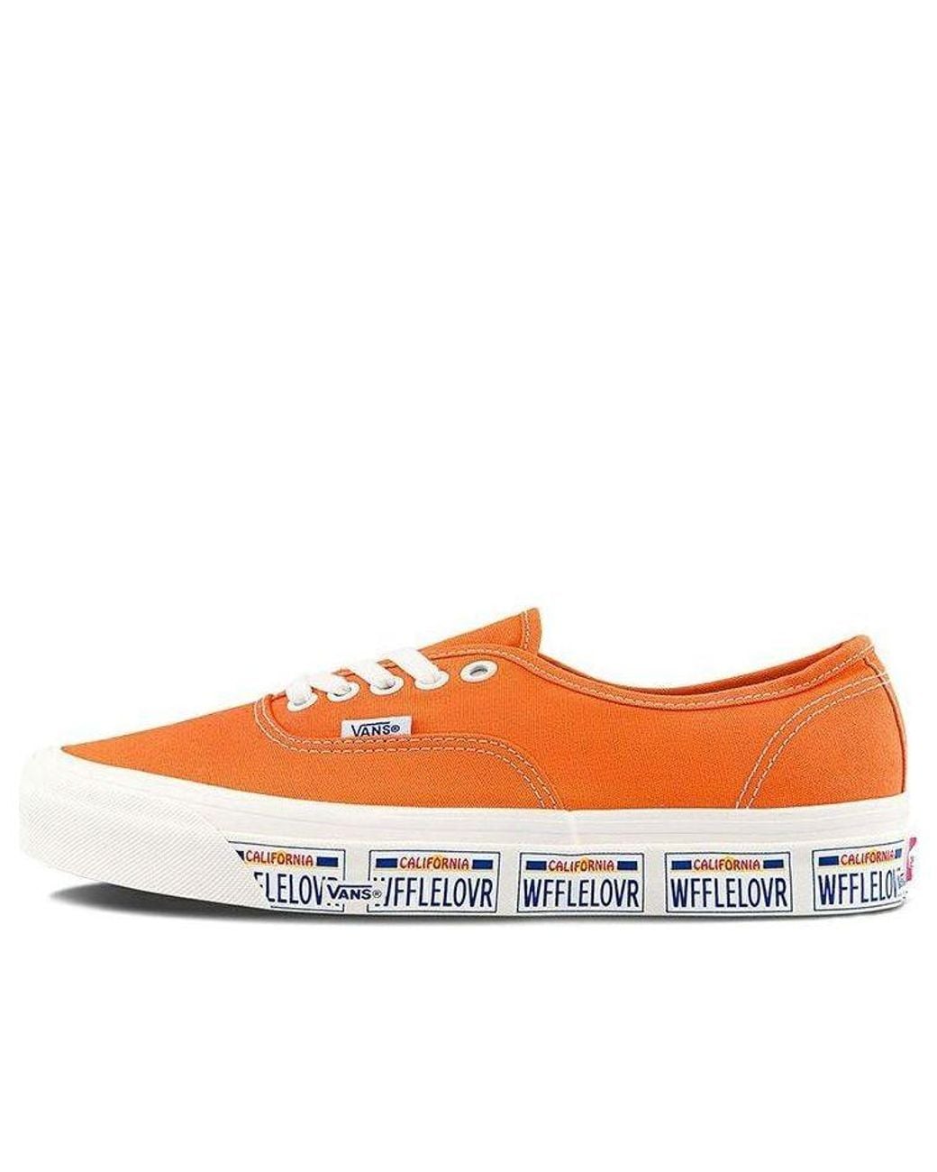 Vans Orange Anaheim Factory Authentic 44 Dx Low-Top Sneakers for men