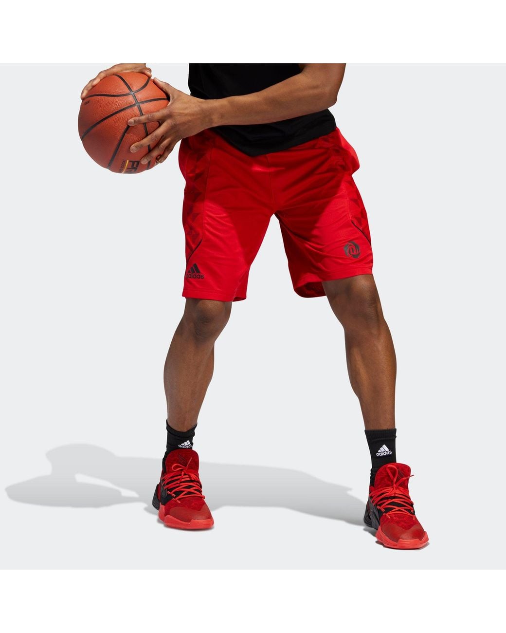 Adidas Red Ros C365 Short Casual Sports Breathable Basketball Shorts for men