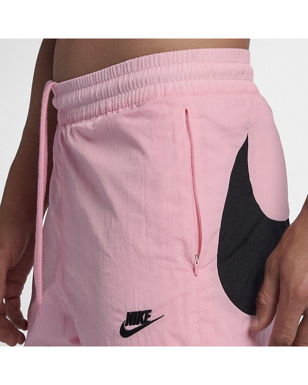 Nike Pink Nsw Vw Swoosh Woven Pant for men