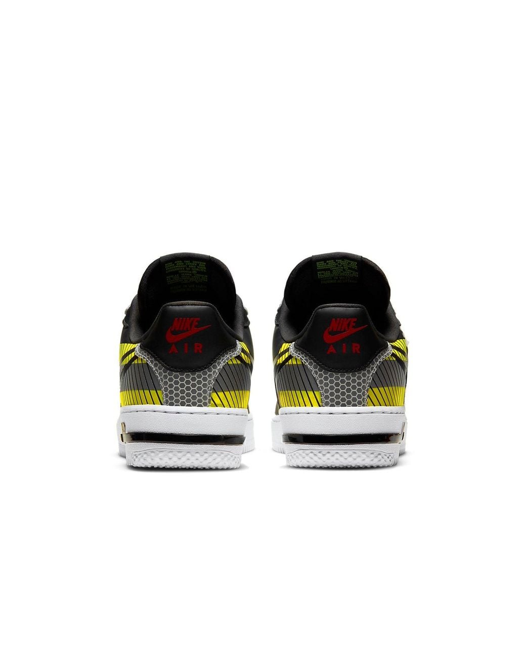 Nike Brown 3M X Air Force 1 React Lx 'Anthracite Volt' for men