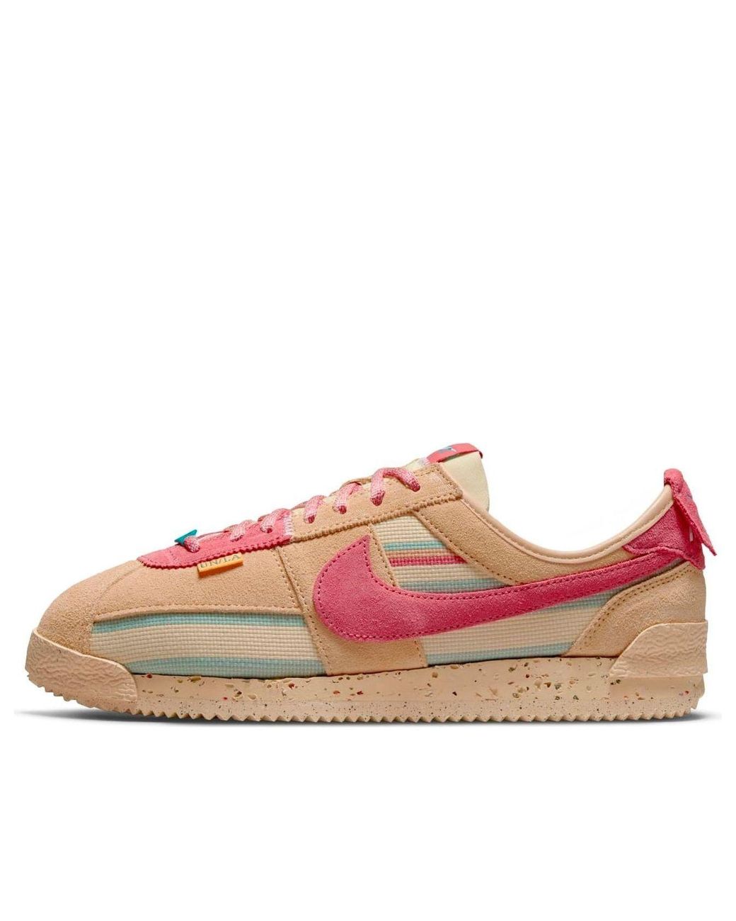 Nike Pink Union X Cortez Yellow/brown for men
