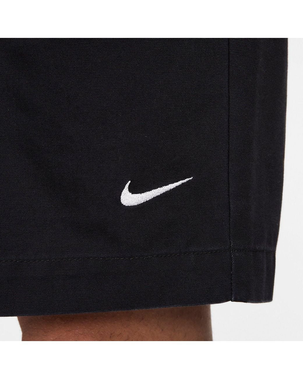 Nike Black Pleated Chino Shorts for men