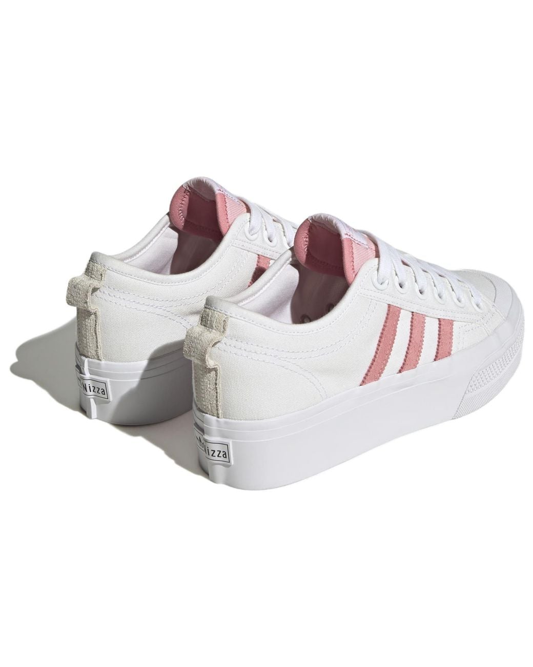 Adidas White (Wmns) Nizza Platform Shoes 'Super Pop'