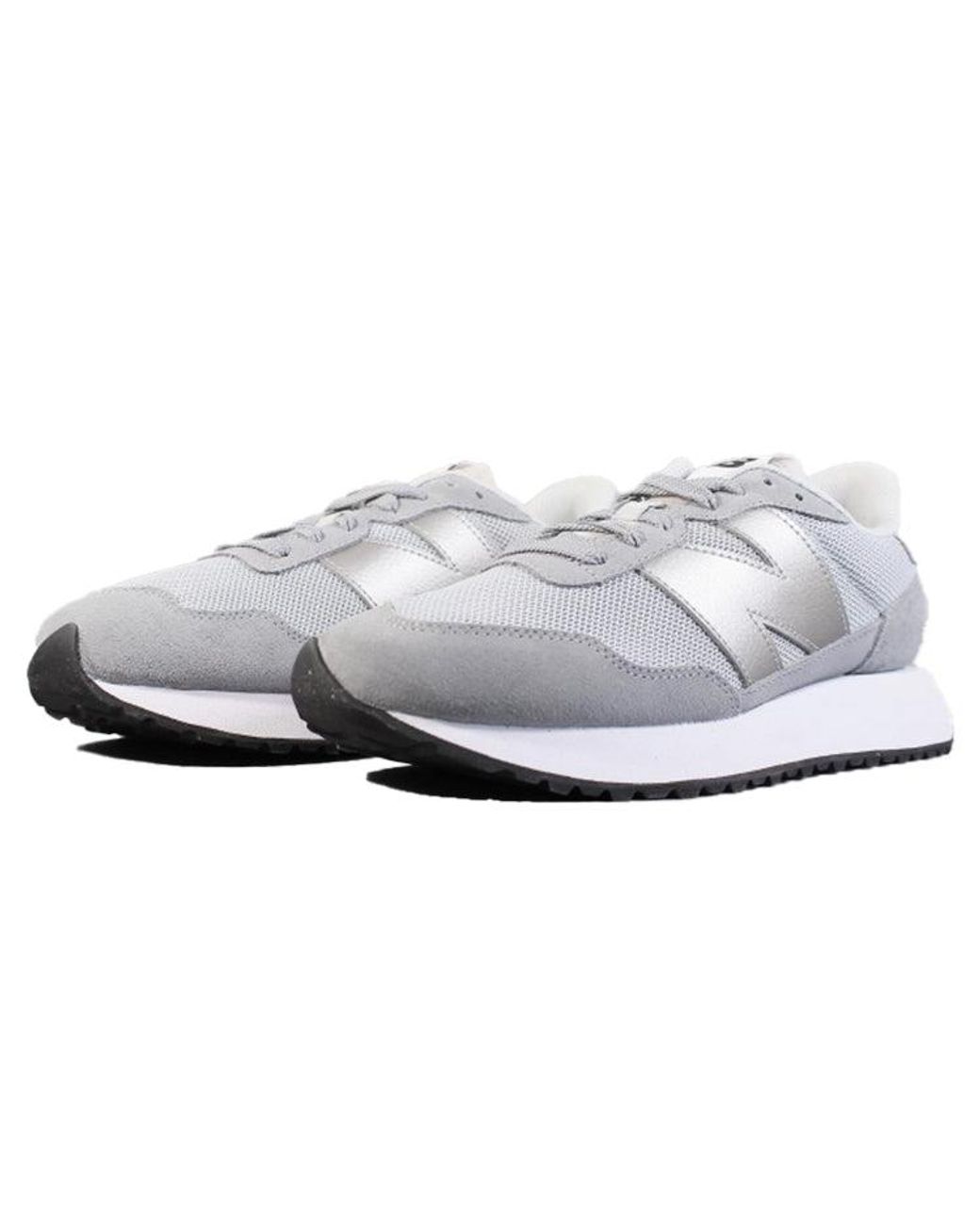 New Balance White (Wmns) 237 'Steel'