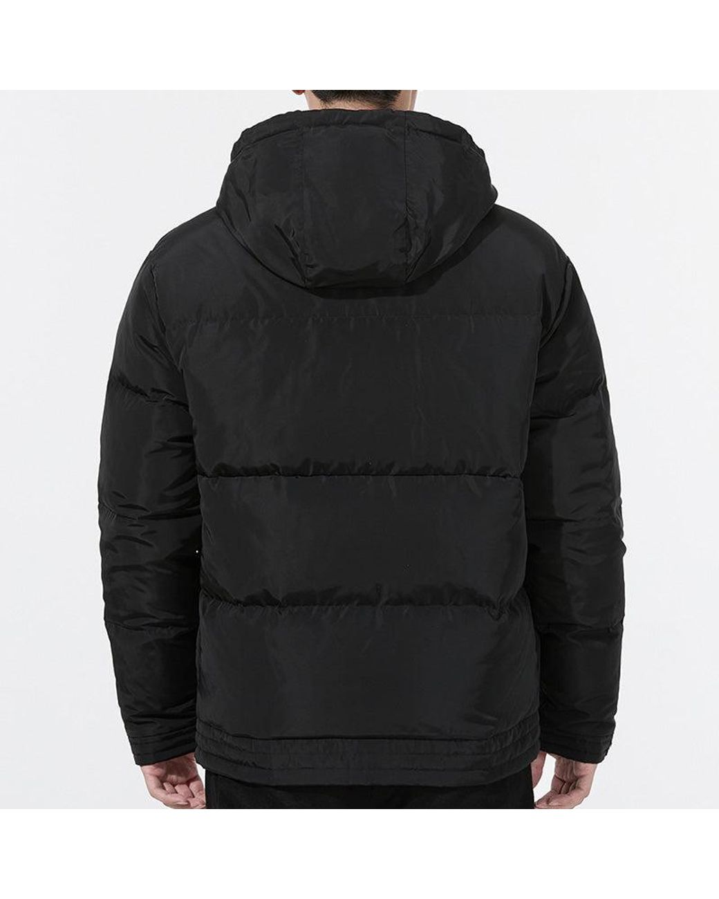 PUMA Black Hoodie Loose Down Jacket for men
