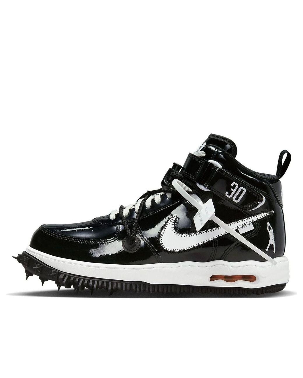Nike Black Air Force 1 Mid "Off for men