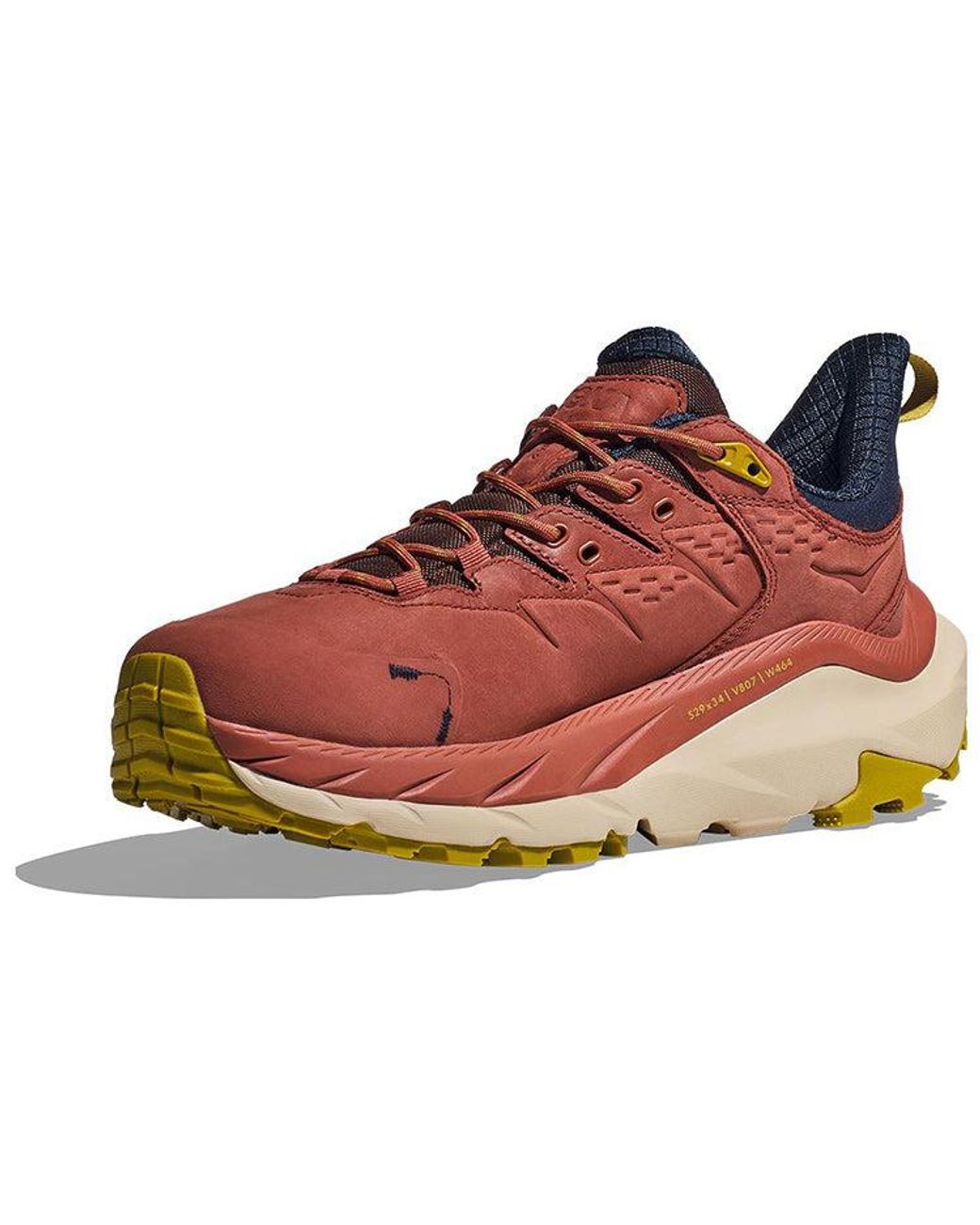 Hoka One One Red Kaha 2 'Hot Sauce Shifting Sand' for men