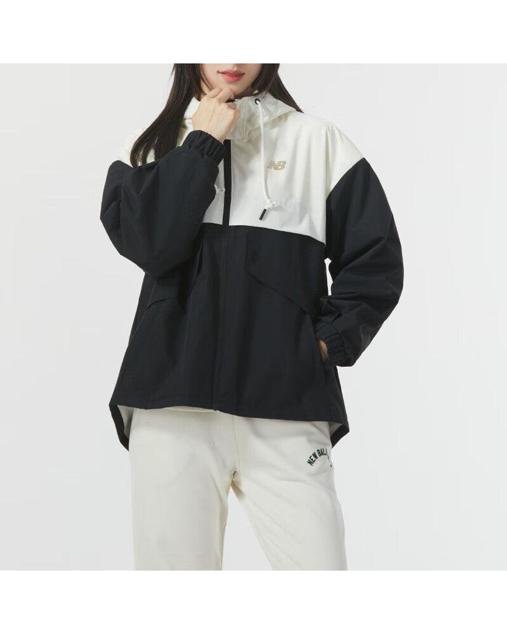 New Balance Blue (Wmns) Color Block Jacket