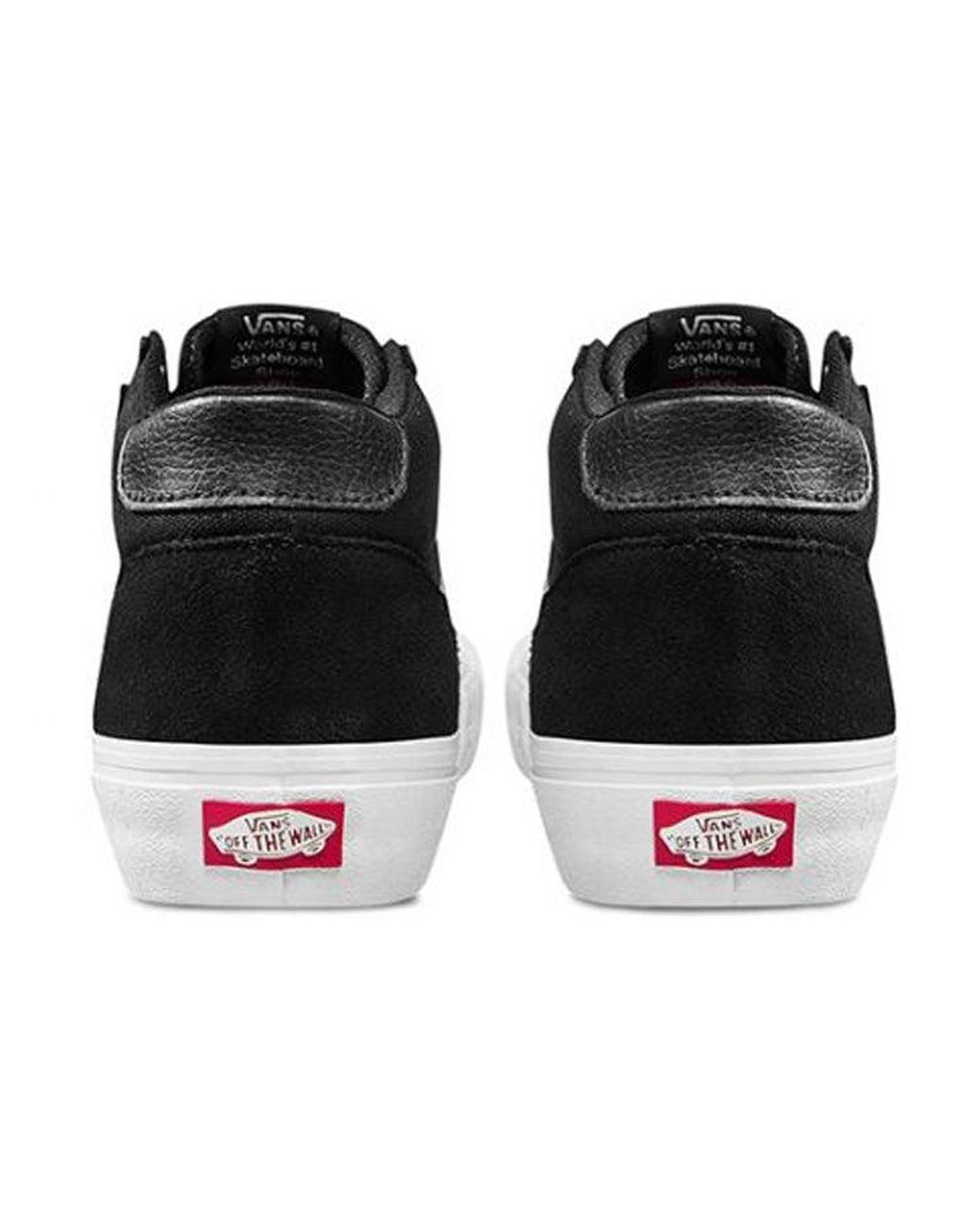 Vans Black Style 112 Mid Pro for men