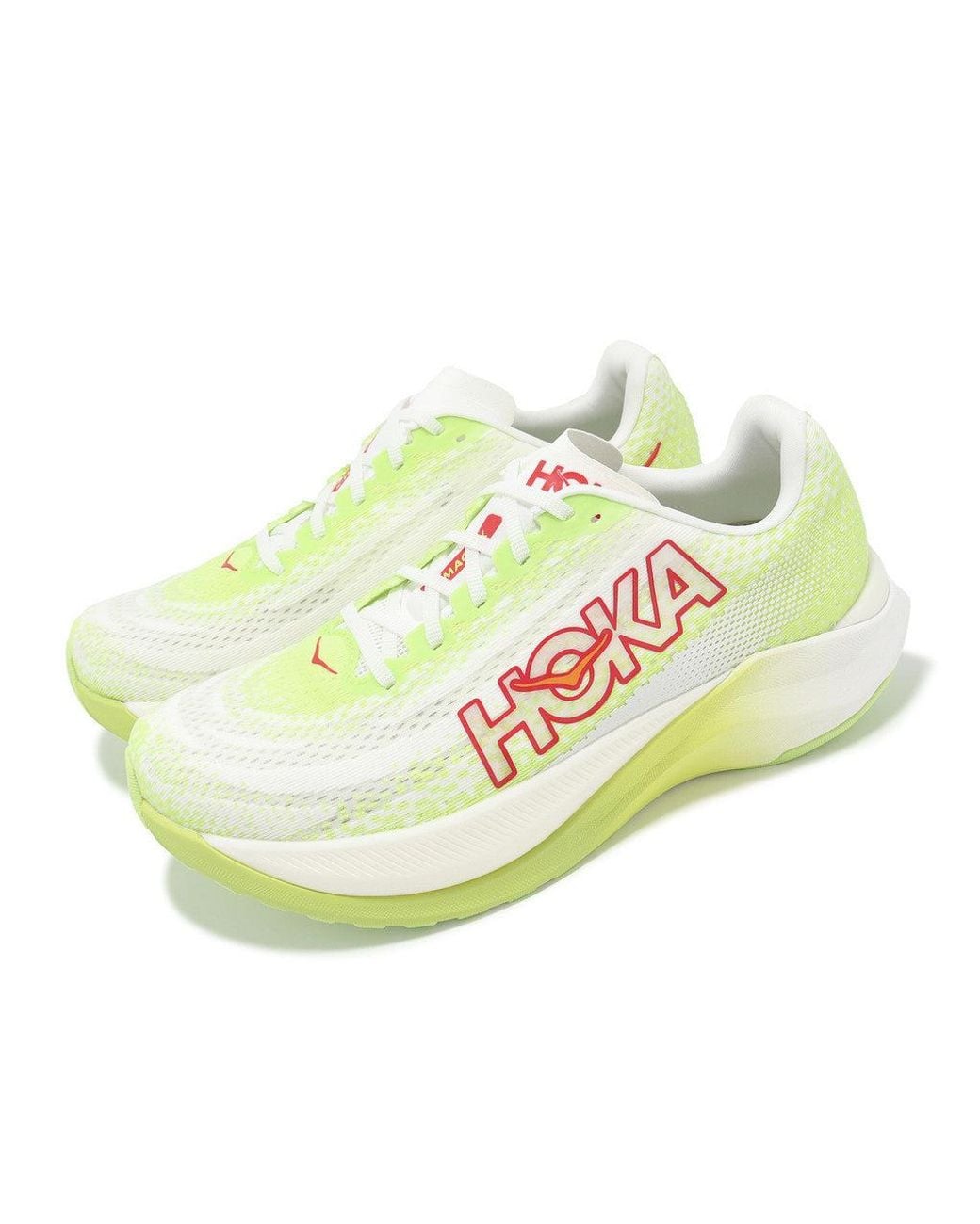 Hoka One One Yellow Mach X 'Lettuce' for men