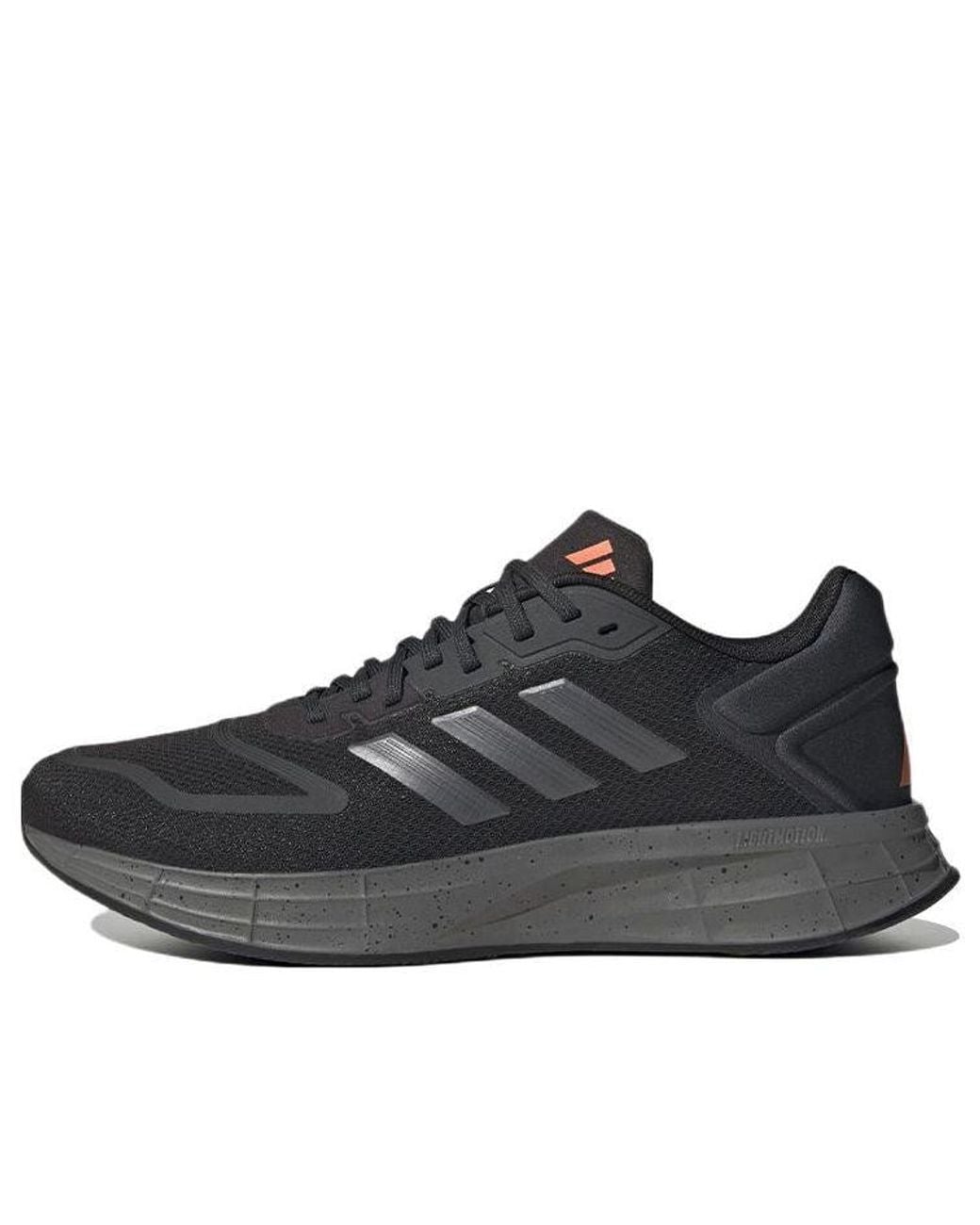 Adidas Black Duramo 10 'Carbon Solar' for men