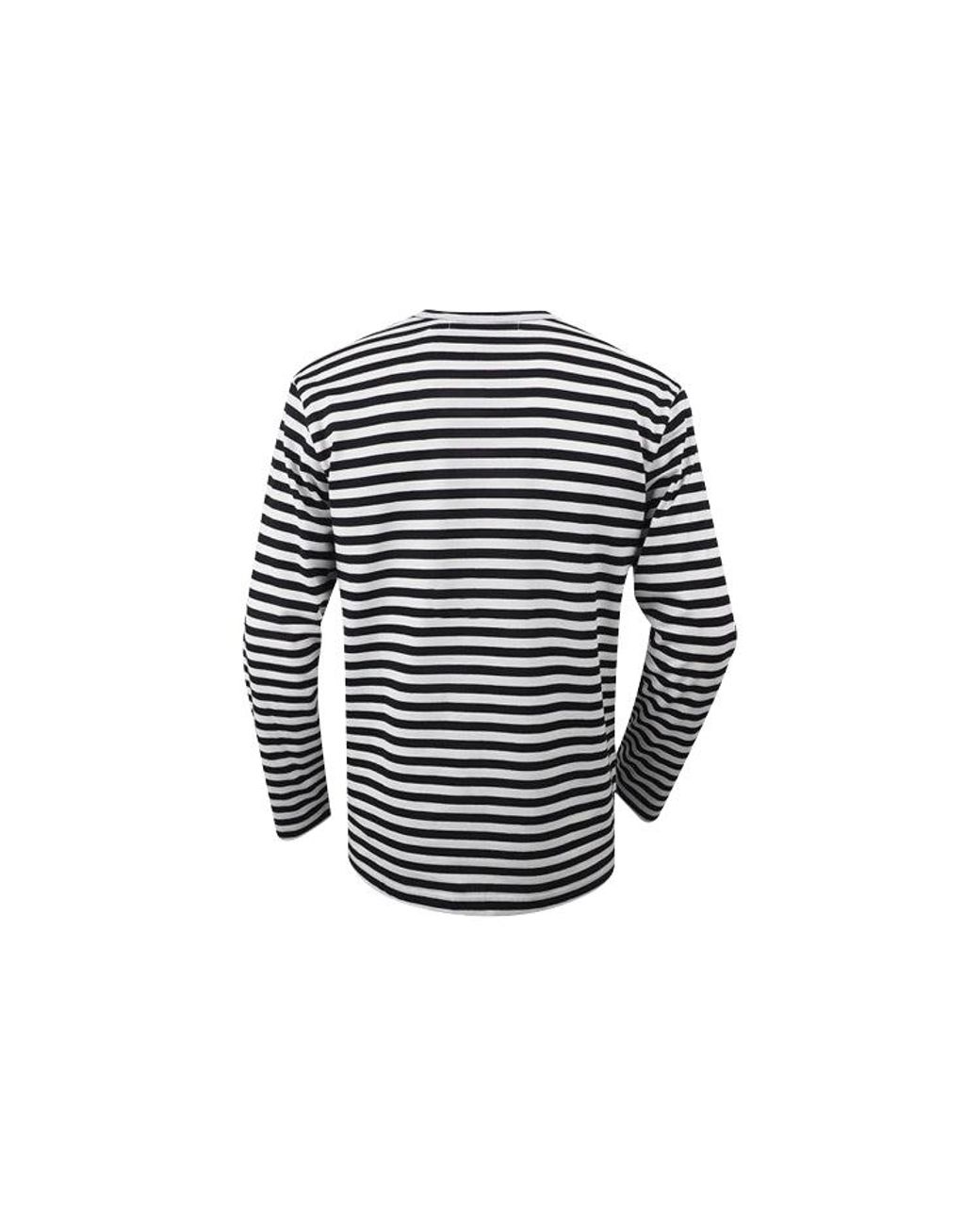 COMME DES GARÇONS PLAY Black Cdg Play Striped for men