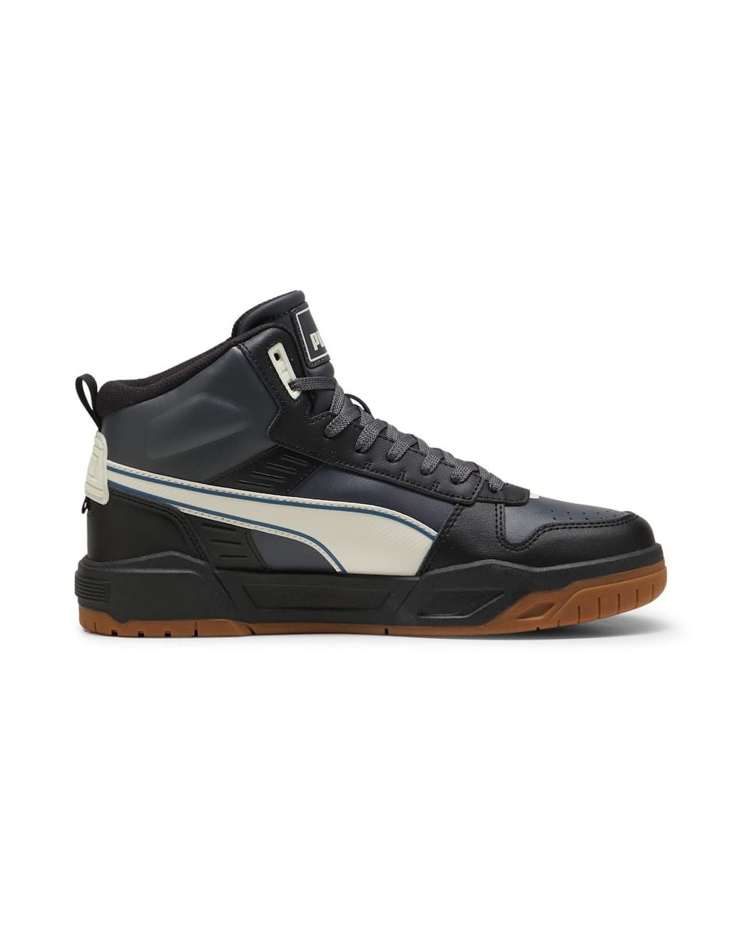 PUMA Black Rbd Tech Mid Gum' for men