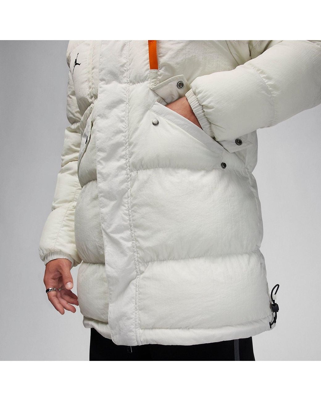 Nike Gray Air Paris Saint-Germain Parka 'Light Bone' Dz2905-072 for men