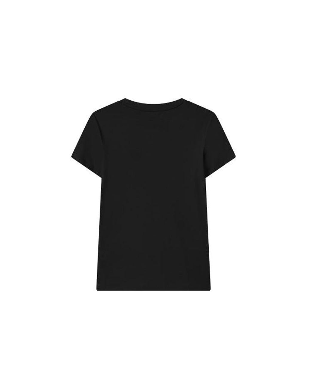 Fila Black (Wmns) Dolphin Printing Round Neck Short Sleeve