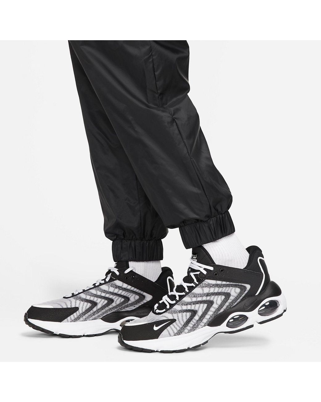 Nike Black Tech Lined Woven Pants for men