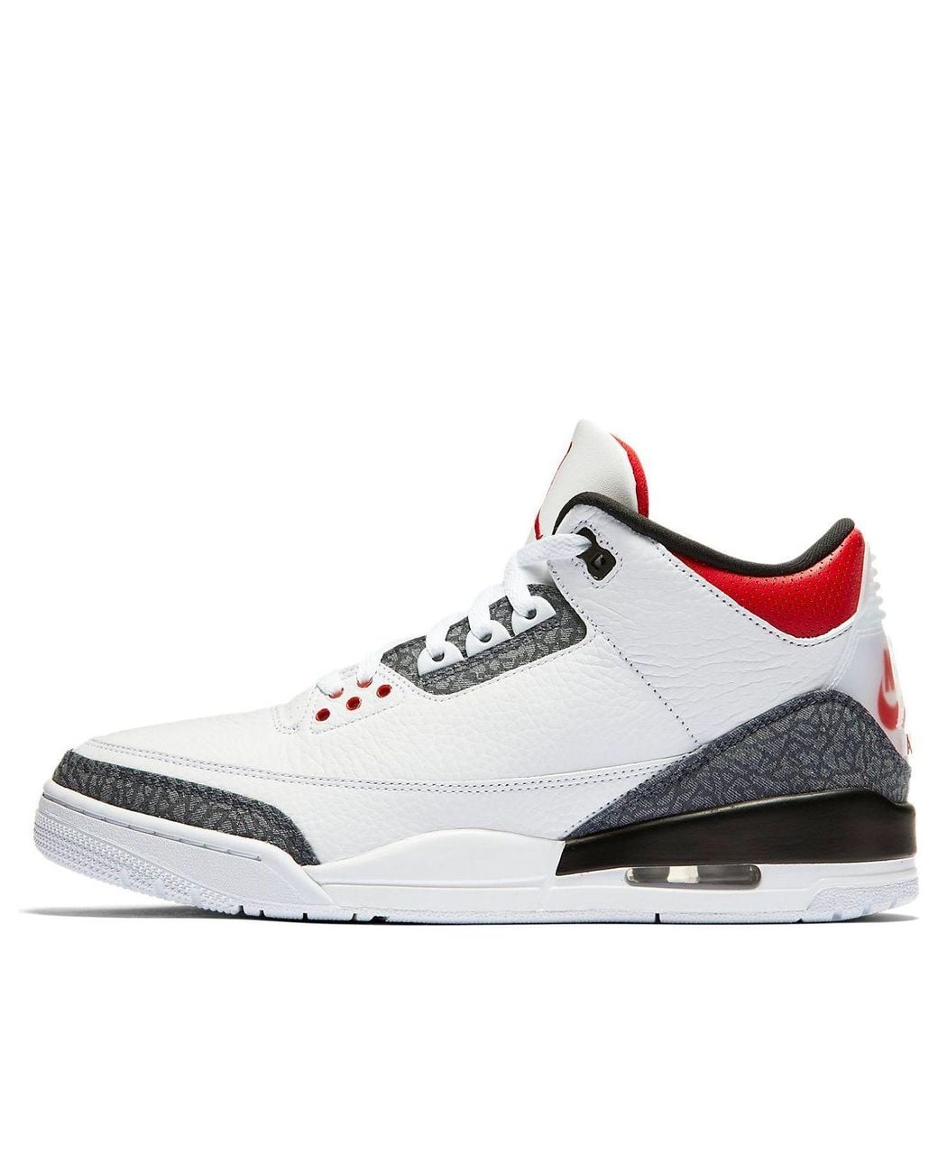 Nike White 3 Retro Denim Se 'Fire' for men