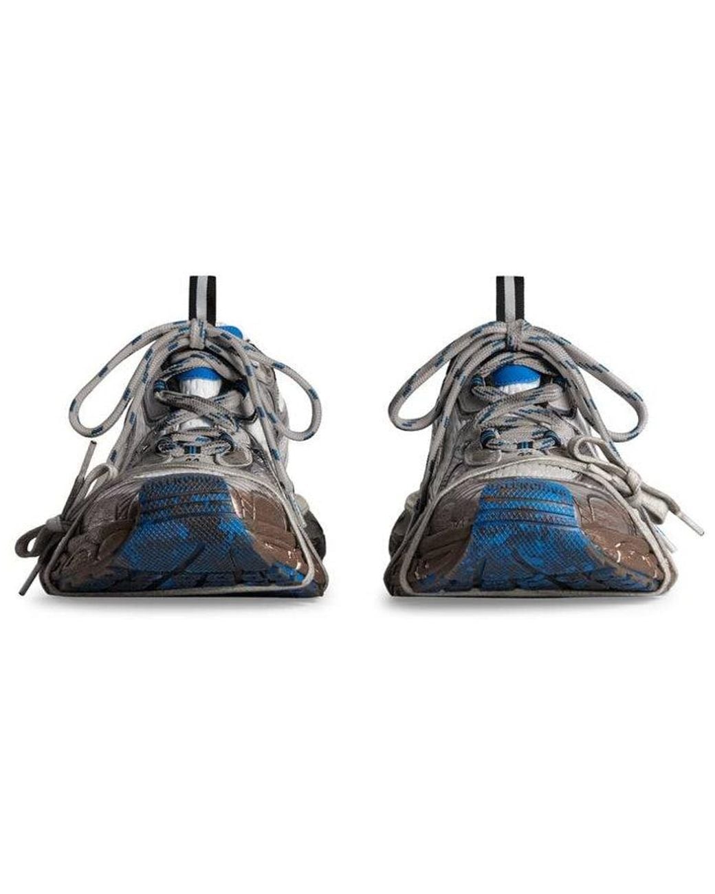 Balenciaga Gray 3Xl Sneakers 'Worn Out And Mesh And Polyurethane' for men