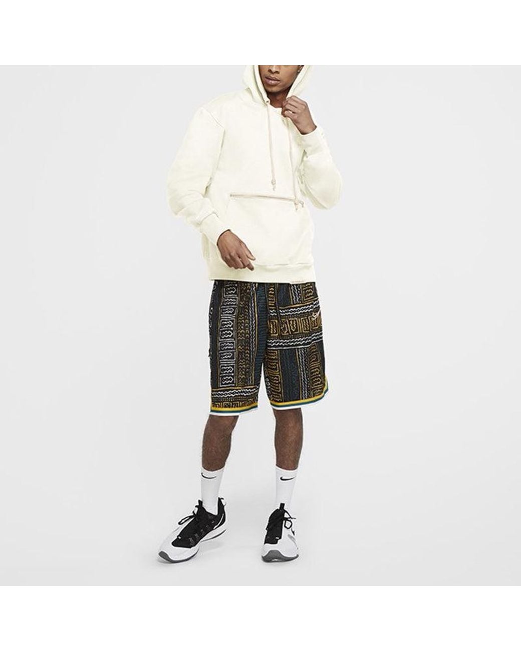 Nike White As Nk Standard Issue Po Hood Sail for men