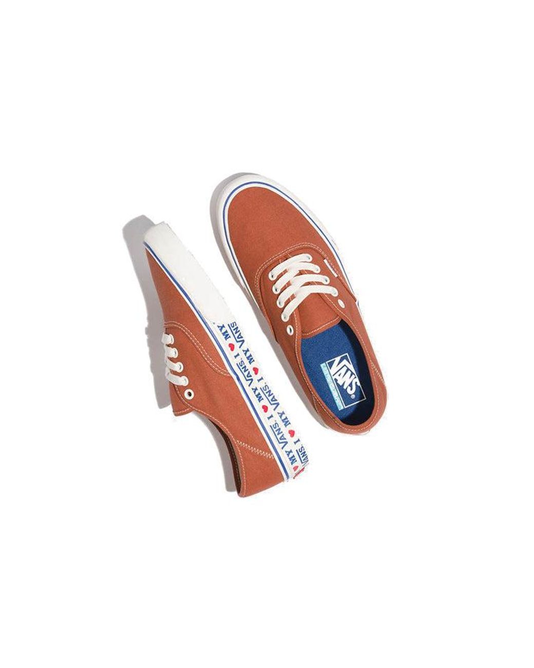 Vans Red Authentic Sf 'Salt Wash' for men