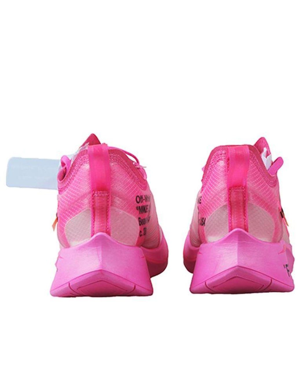 NIKE X OFF-WHITE Pink Zoom Fly "The 10" Sneakers