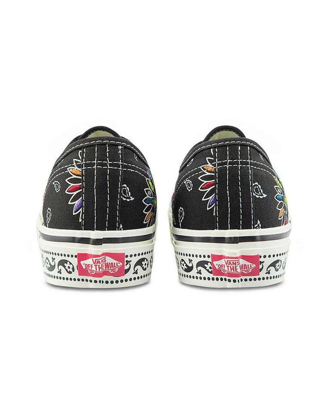 Vans Black Authentic 44 Dx 'Paisley for men