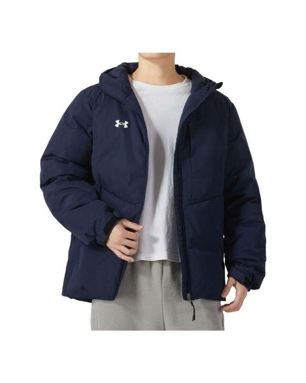 Under Armour Blue Winter Down Jacket for men