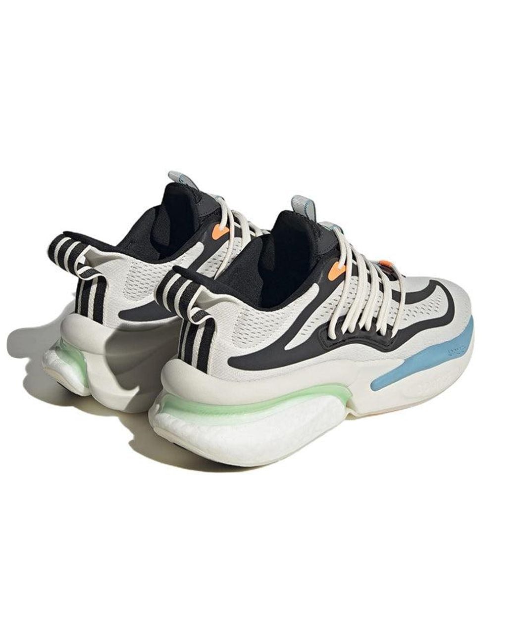 Adidas Blue Alphaboost V1 Shoes 'Chalk Pulse Mint' for men