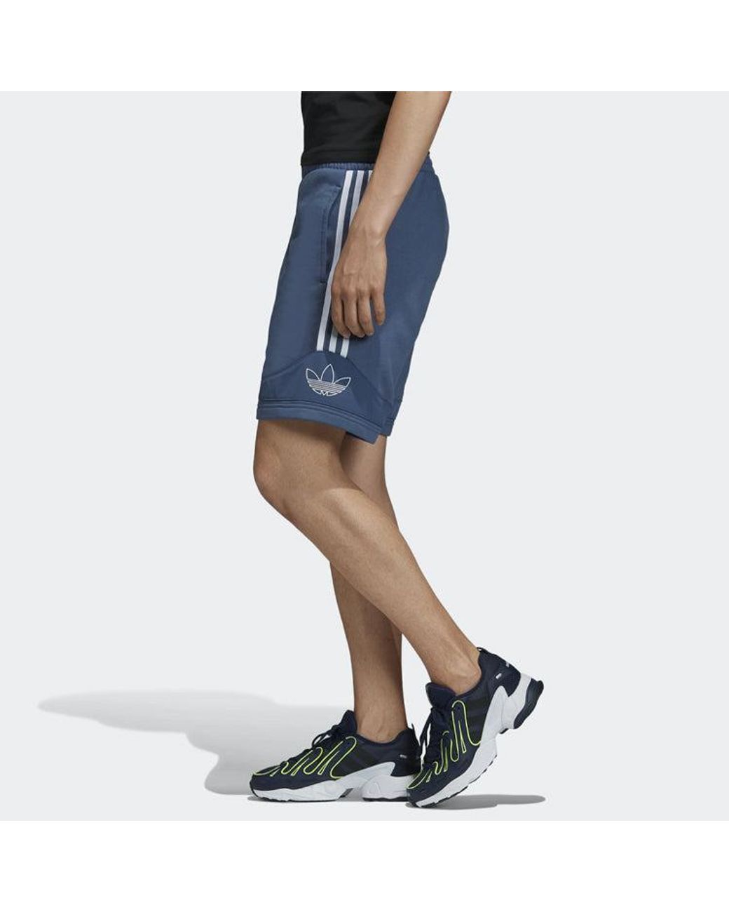 Adidas Blue Originals Ts Trf Shorts for men