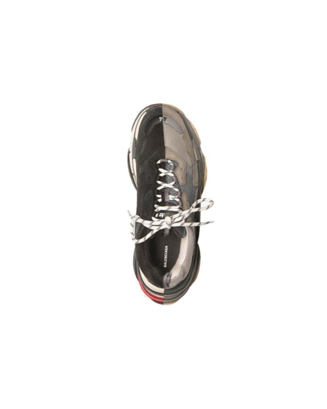 Balenciaga Gray Triple S Sneaker 'Split' for men