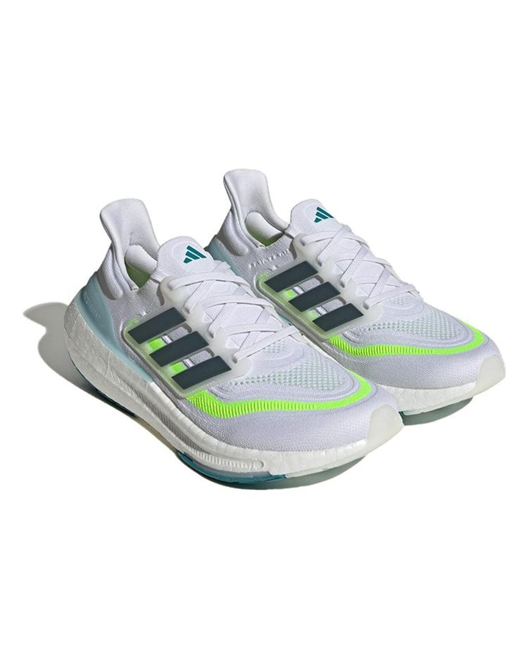 Adidas Blue Ultraboost Light Running Shoes 'Cloud Arctic Night Lucid Lemon' for men