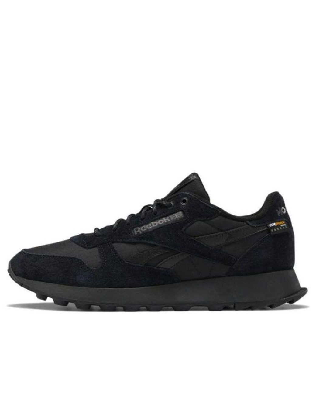 Reebok Black Classic Leather Winterized Heritage Running Shoe for men
