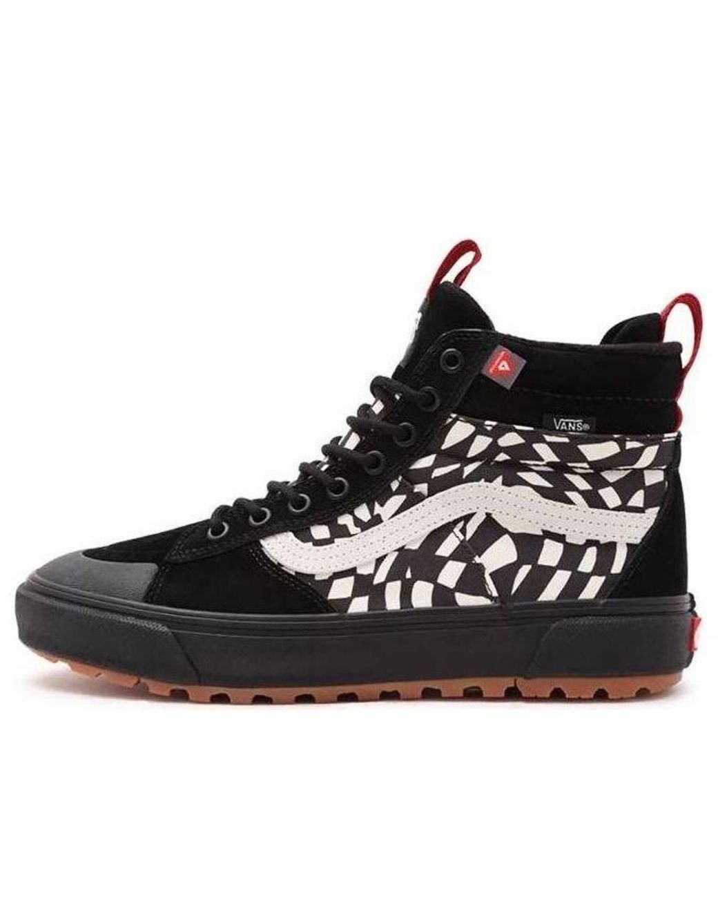 Vans Black Sk8-Hi Mte-2 'Warp Checkerboard' for men