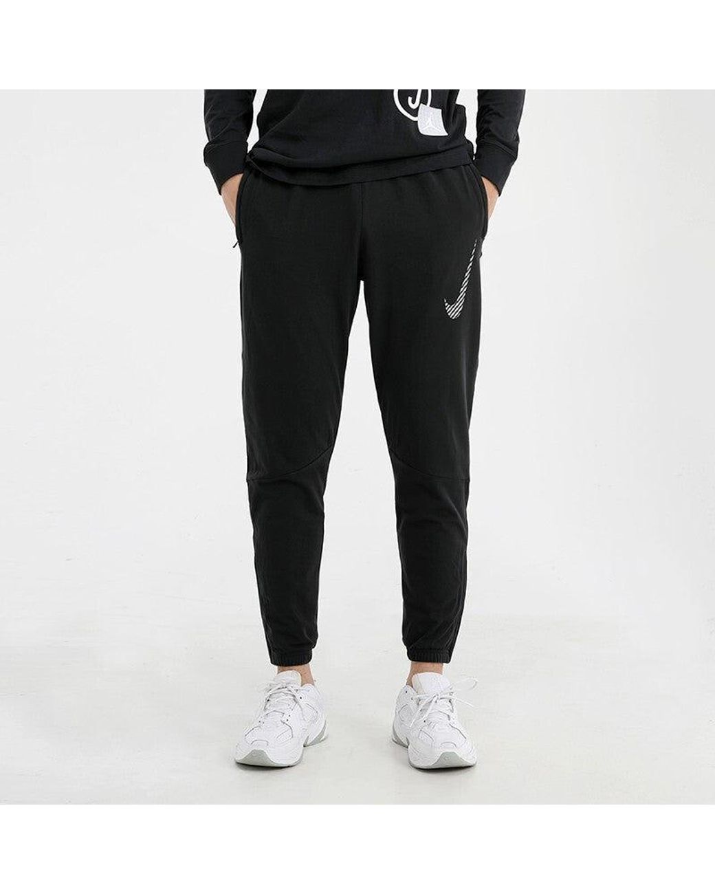 Nike Black Running Therma Stay Warm Training Sports Long Pants for men