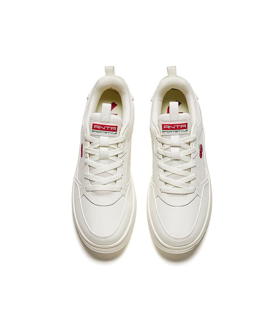 Anta White (Wmns) Life Collection Skateboarding Shoes With Cherries'